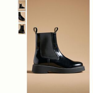 Anthropologie Pilcro Contrast Stitch Boots